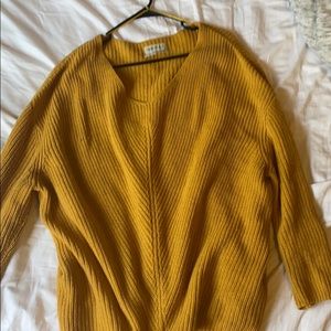 Yellow Oversized Urban Outfitters Sweater